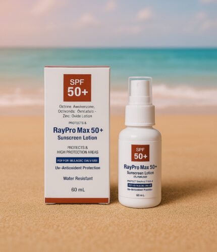 RayPro Max 50+ Sunscreen Lotion