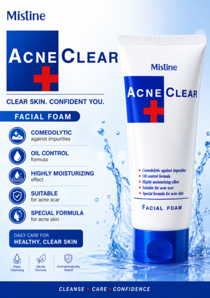 MISTINE ACNE CLEAR FACIAL FOAM